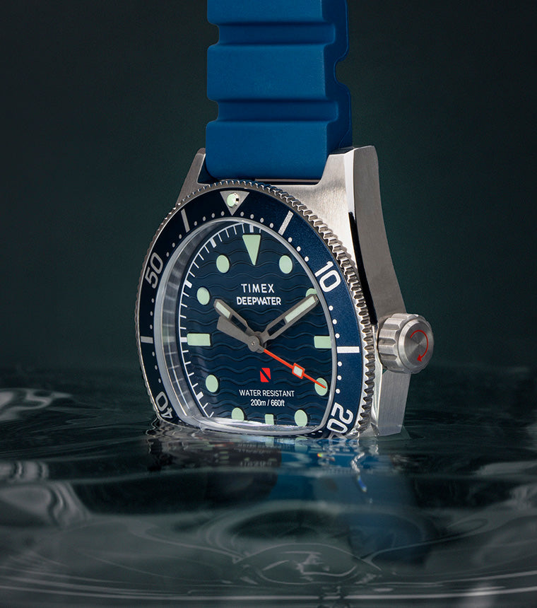 Deepwater Reef 200 41mm Synthetic Rubber Strap Watch - TW2W74600