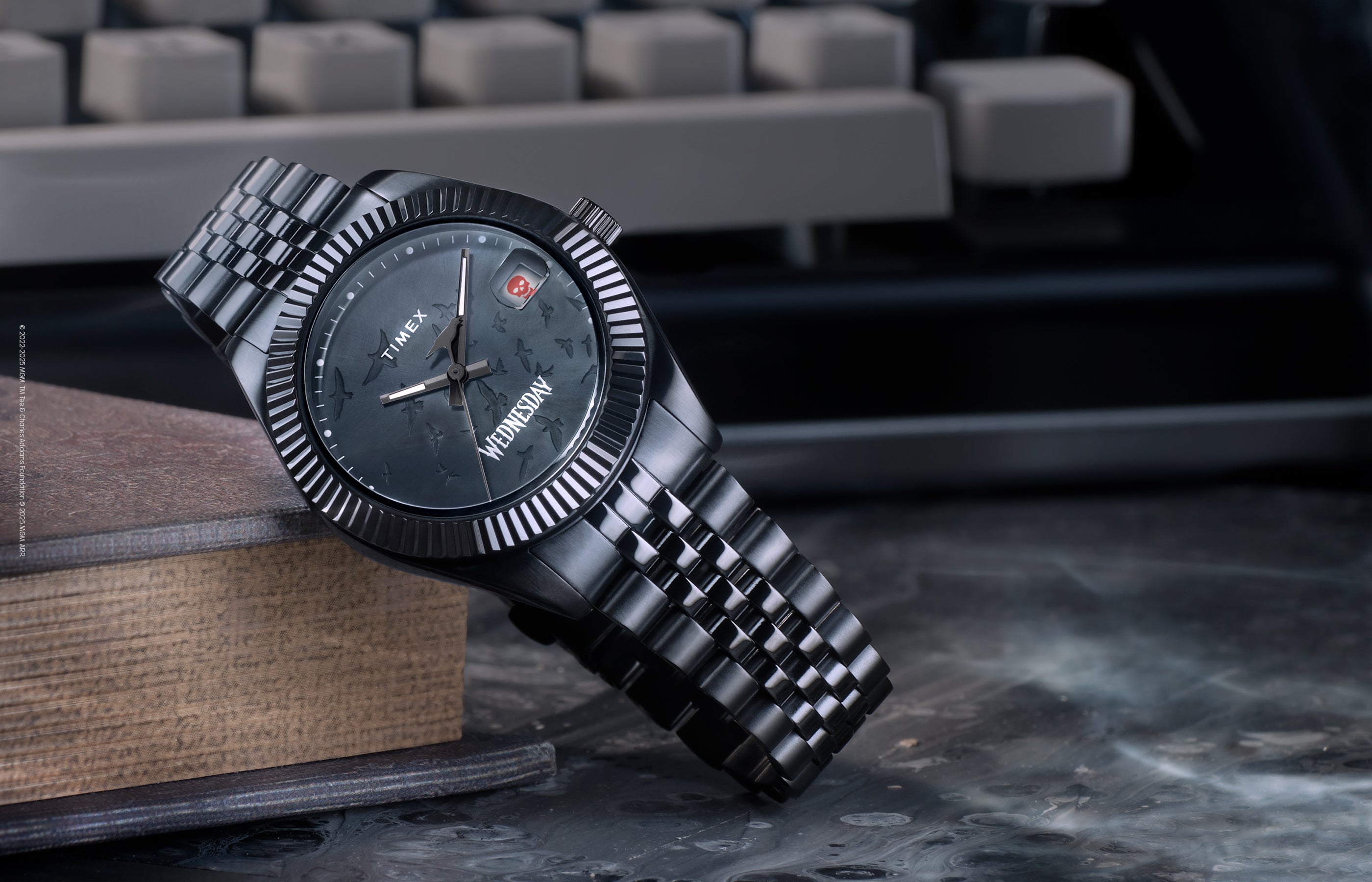 WIRED　WW メンズ腕時計 Timex x Wednesday Timex Legacy 36mm Stainless Steel Bracelet Watch