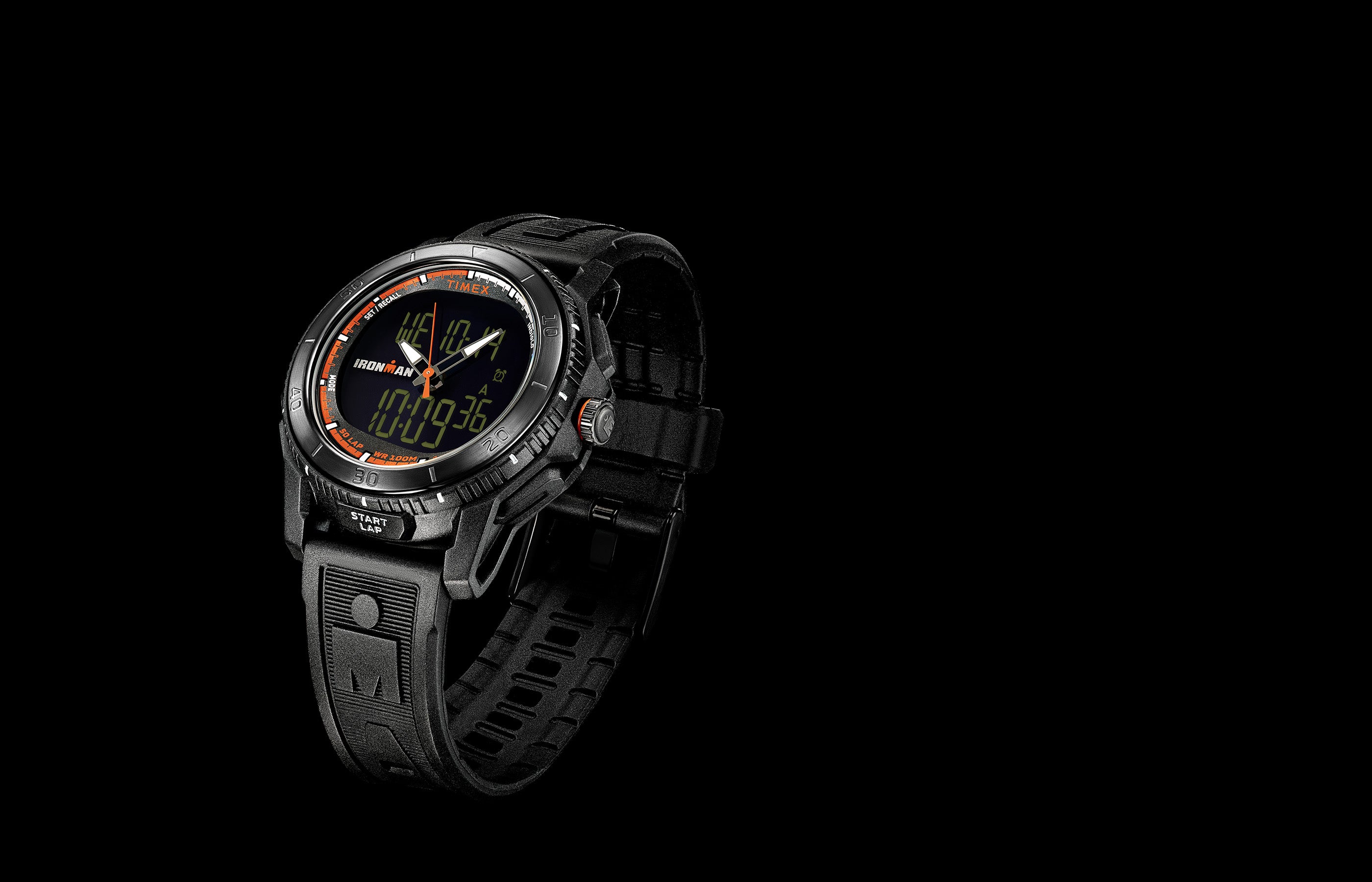 TIMEX® IRONMAN® Adrenaline Ana-digi 46.5mm PU Strap Watch