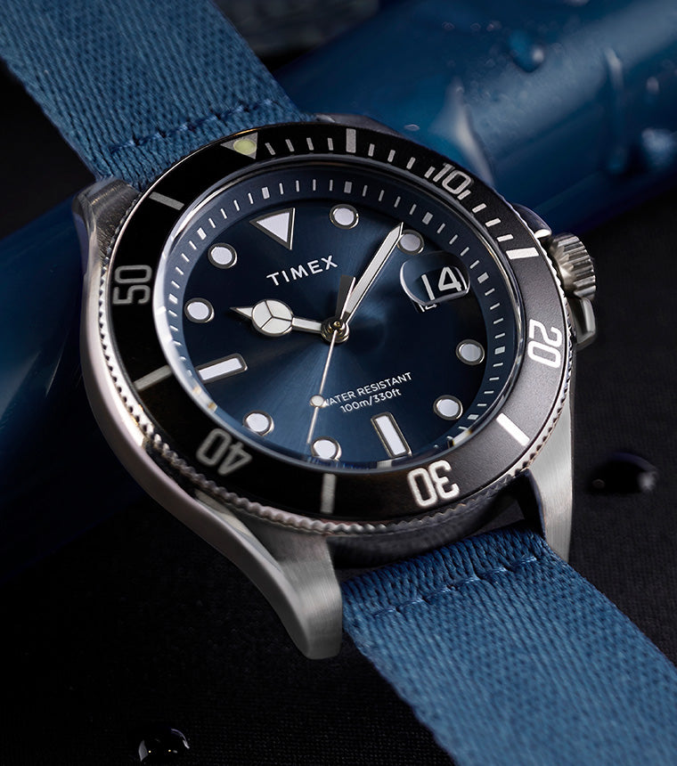 Harborside Coast 44mm Recycled Fabric Strap Watch - TW2W62700