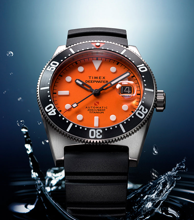 Deepwater Reef 200 Titanium Automatic 41mm Synthetic Rubber Strap