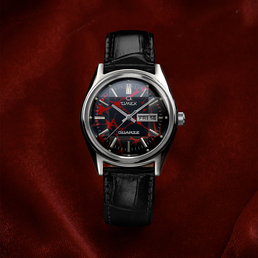 Q Timex Red Vega 1978 Reissue 38mm Leather Strap Watch - TW2Y55700 ...