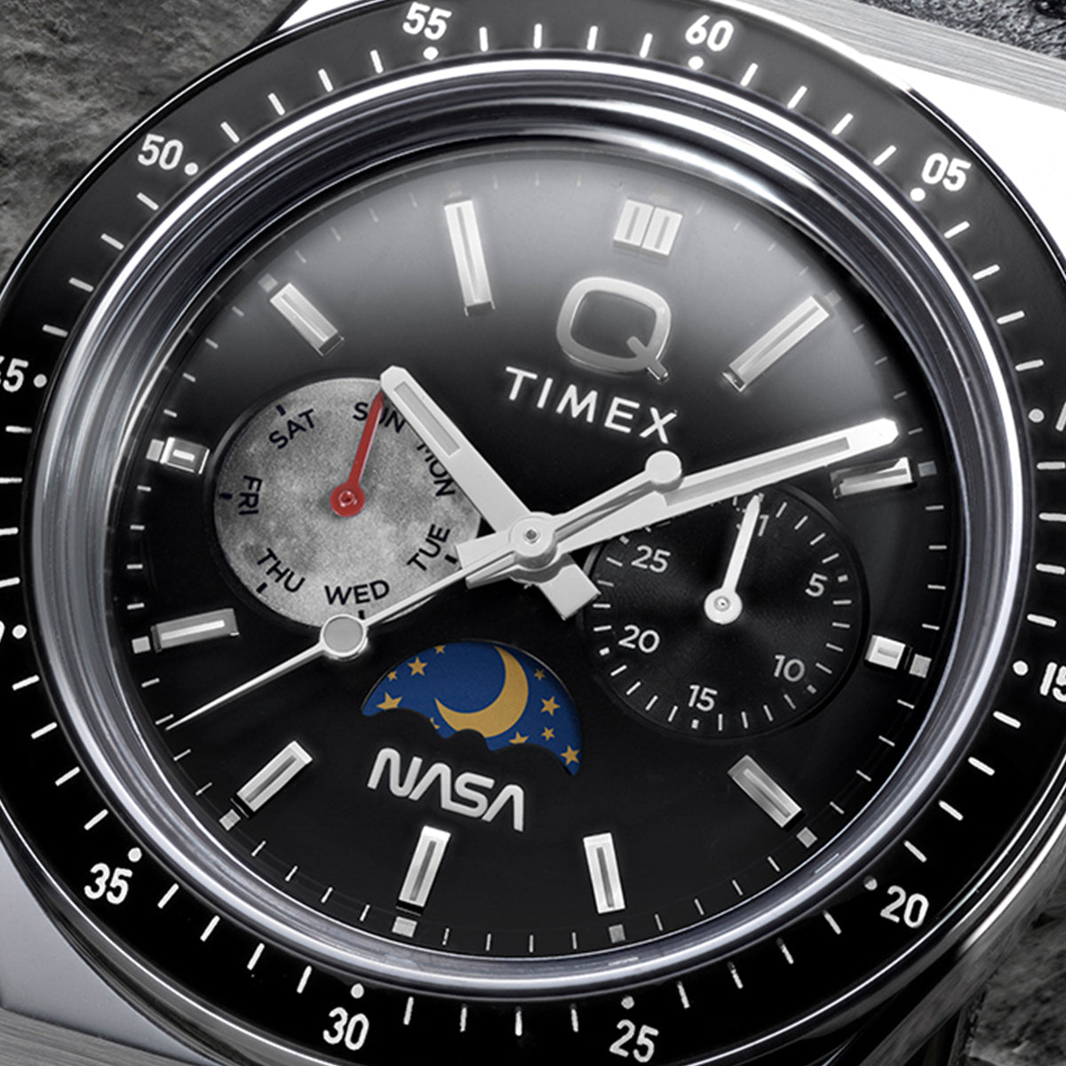 Q Timex NASA 40mm Leather Strap Watch - TW2Y56800 | Timex US