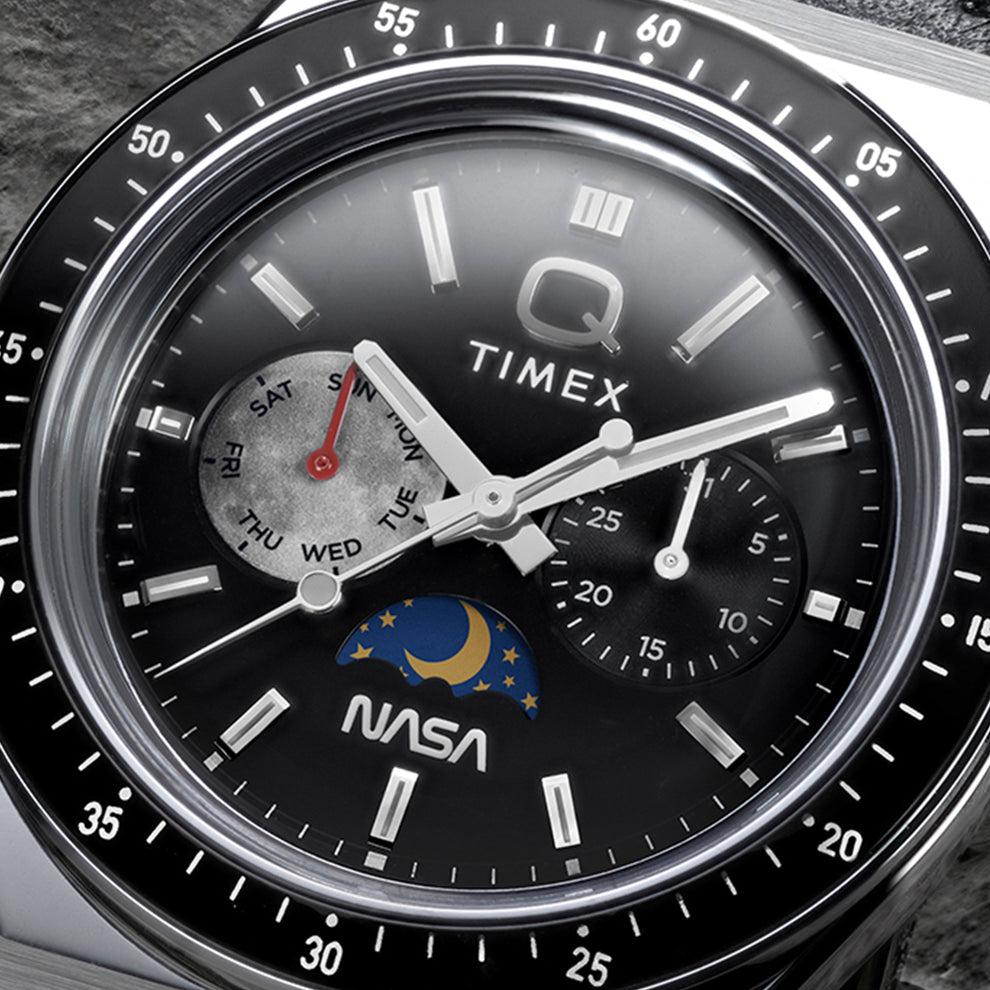 Q Timex NASA 40mm Leather Strap Watch TW2Y56800 Timex US q-timex-nasa-40mm-leather-strap-watch-tw2y56800-timex-us