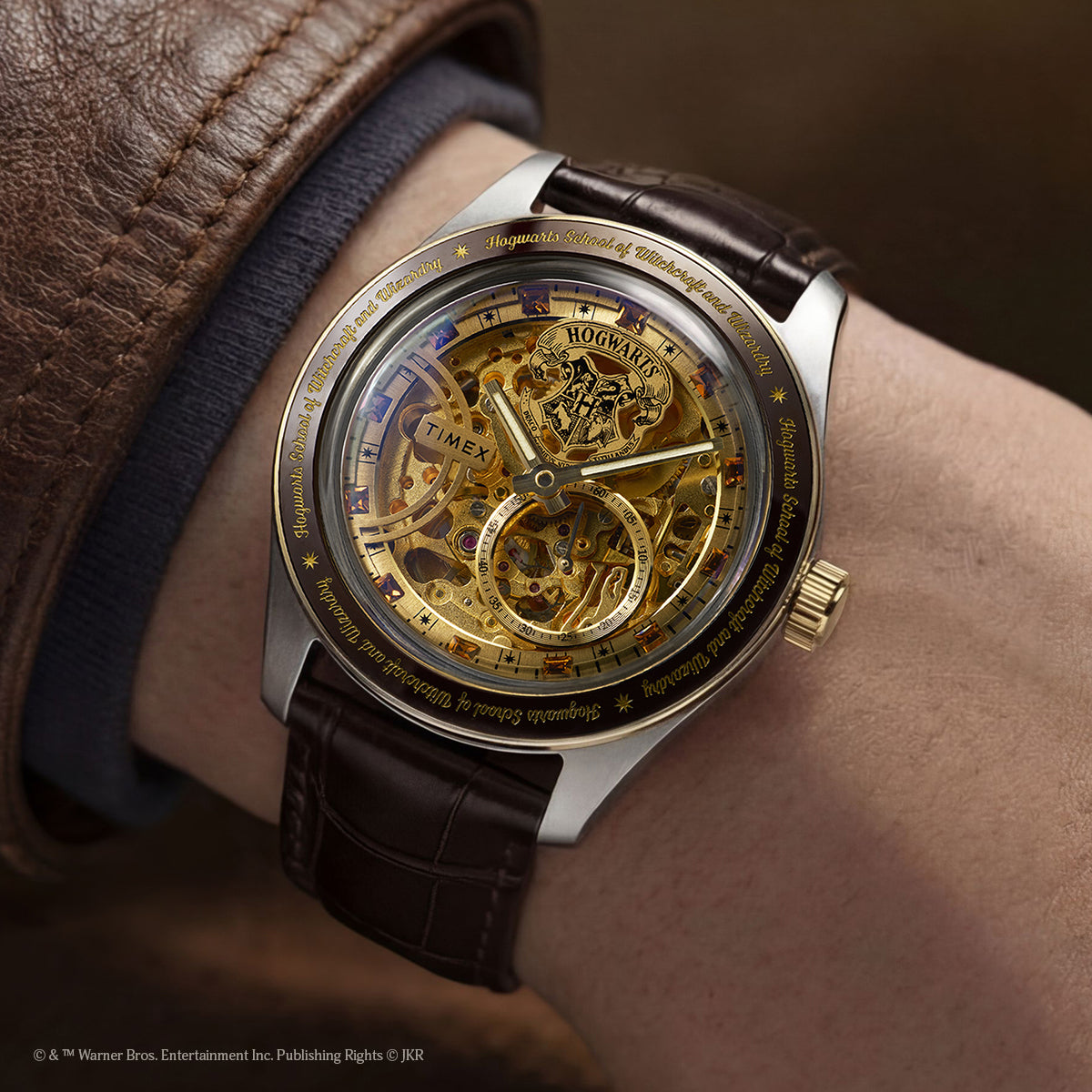 時計 TIMEX Harry Potter Waterbury Automatic Harry Potter x Timex Waterbury Skeleton Automatic 39mm Leather