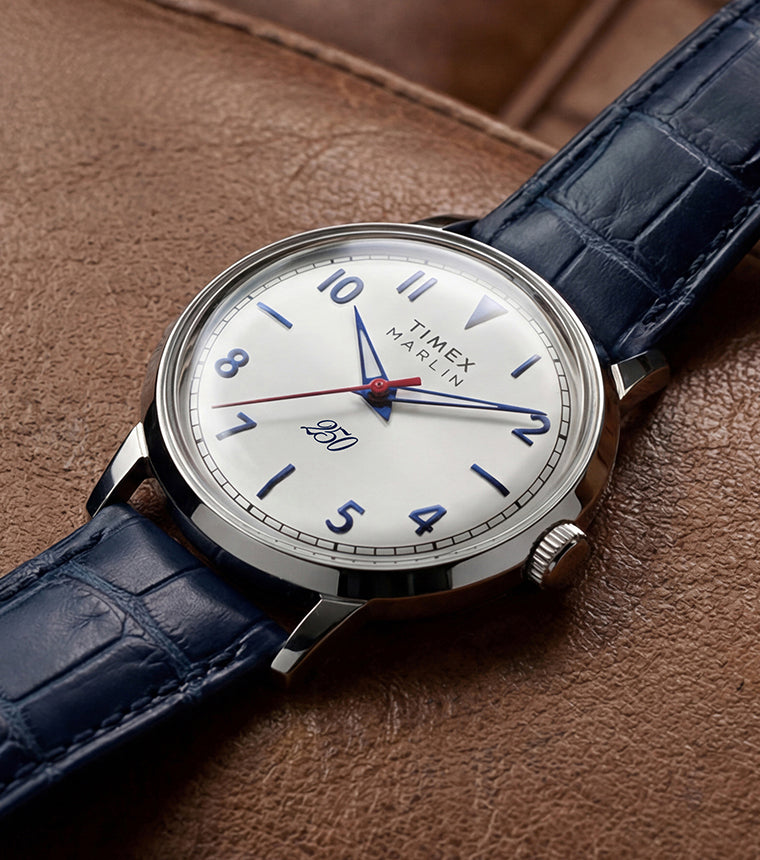 Marlin® America 250 34mm Leather Strap Watch - TW6A06200 | Timex US