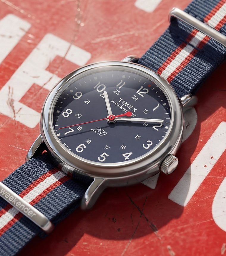 【美品】TIMEX Weekender（最新モデル） Weekender America 250 40mm Fabric Strap Watch - TW6A06500 | Timex US