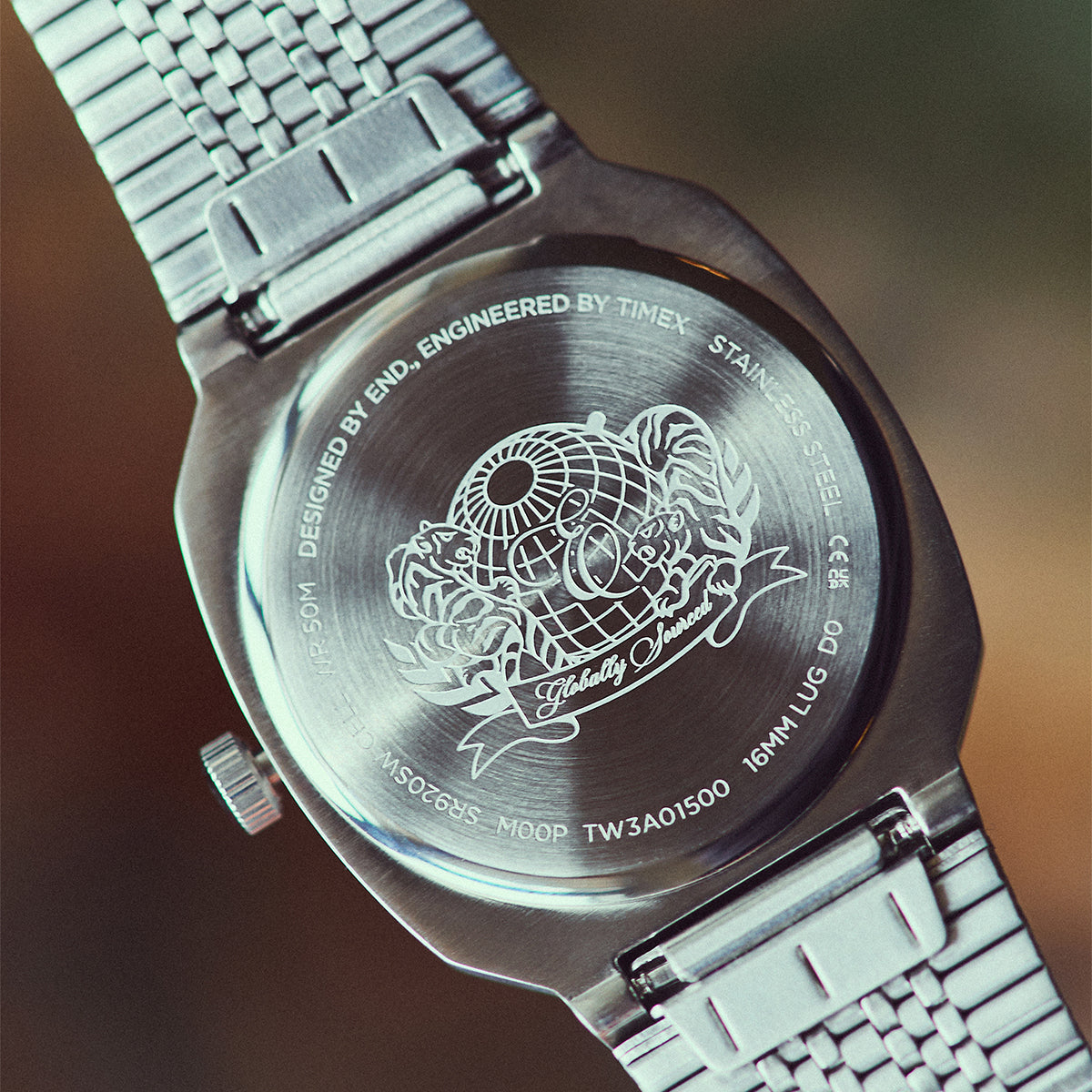 腕時計(アナログ) END TIMEX END. x Timex 1981 Reissue Inspired 35mm Stainless Steel Bracelet