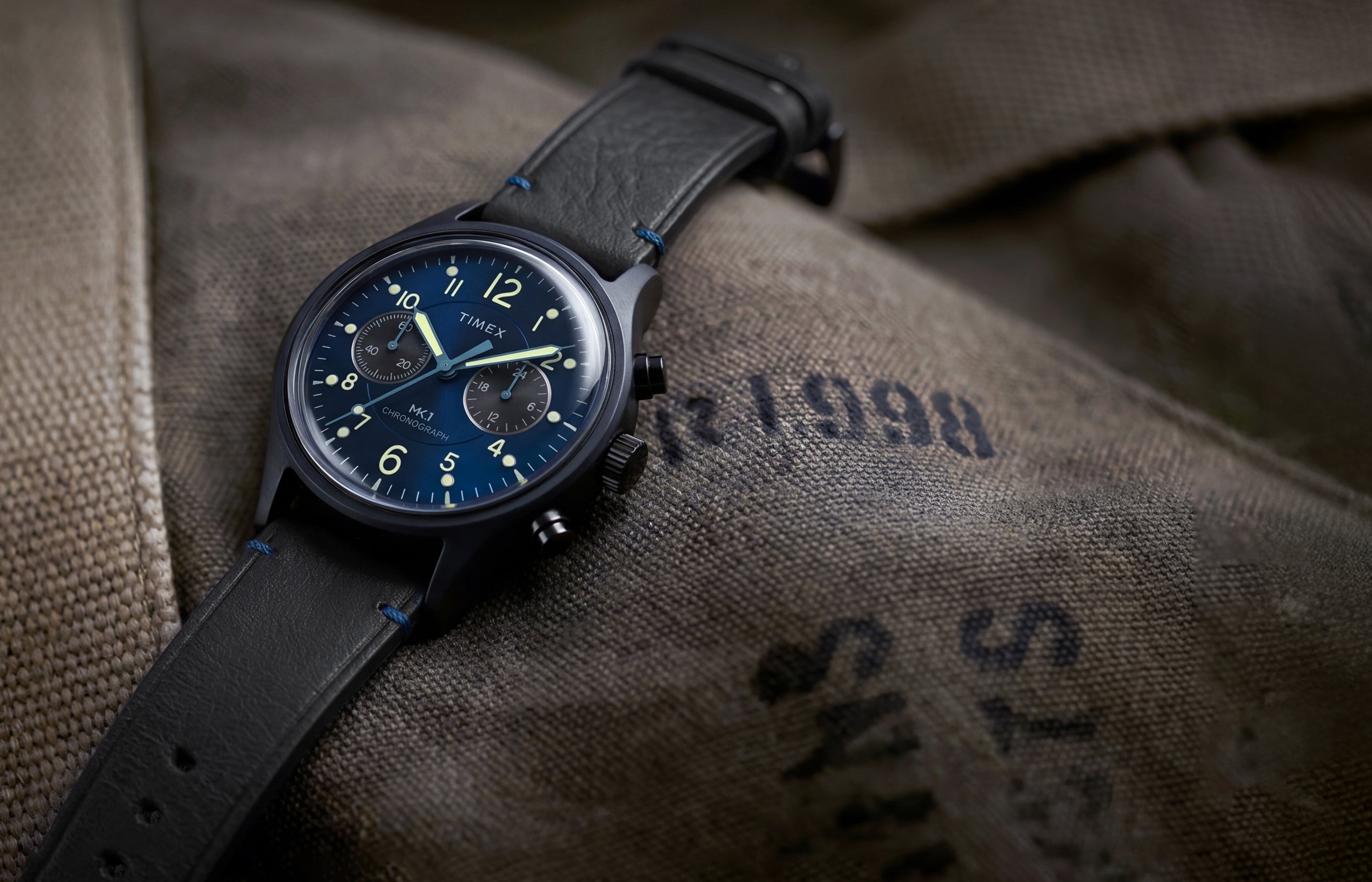 MK1® Chronograph 40mm Leather Strap Watch - TW2Y71300 | Timex US