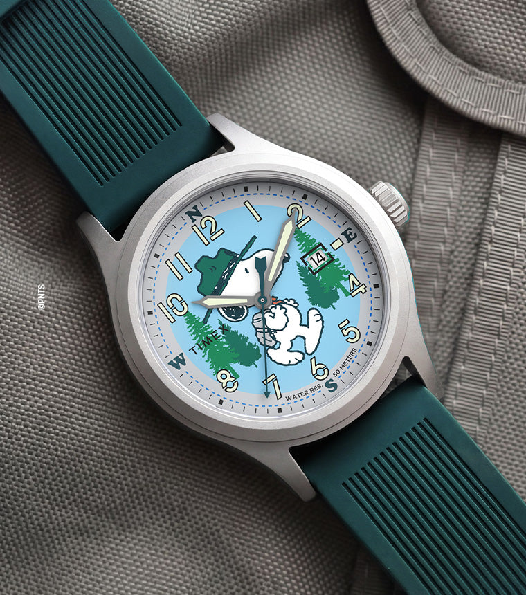 Peanuts® x Timex Expedition® Scout 40mm Silicone Strap Watch