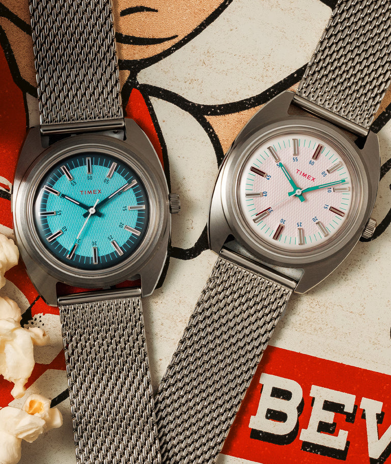 Timex x Worn & Wound Stainless Steel Mesh Bracelet Watch