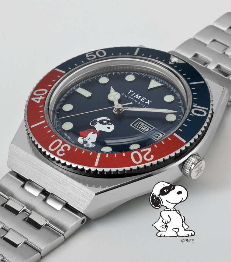 M79 Automatic x Peanuts 40mm Stainless Steel Bracelet Watch