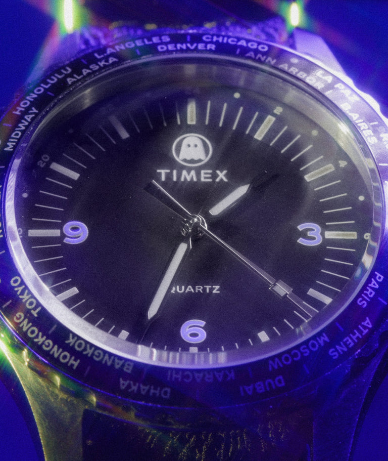 Timex Collab with Ghostly watch