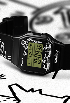 Timex T80 x Keith Haring 34mm Resin Strap Watch