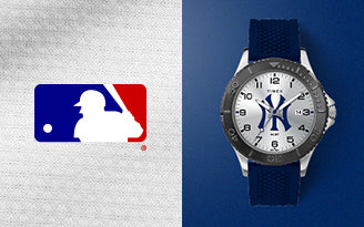 MLB logo and Gamer Navy New York Yankees Watch