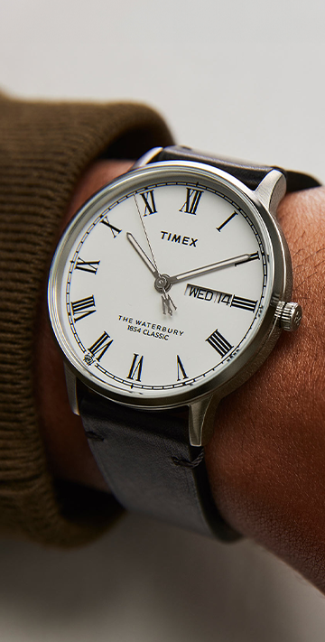 Waterbury Classic Day/Date Watch in a Men's Wrist.