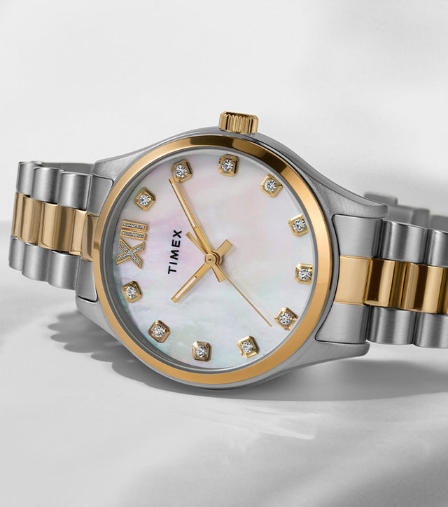 Timex Legacy Gold Color Stainless Steel Bracelet Watch