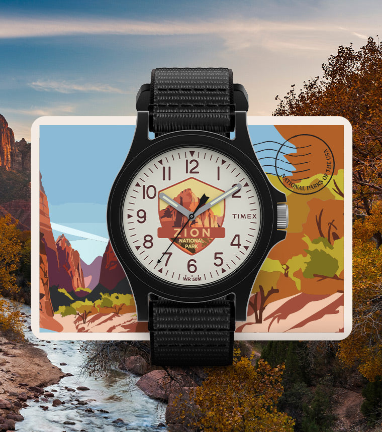 TW2Y32500 - Timex Zion National Park 40mm Fabric Strap Watch