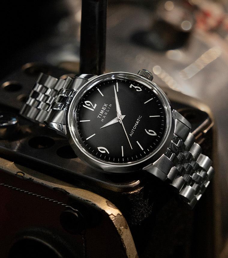 TIMEX タイメックス Marlin Automatic マリーン 40㎜ Timex Marlin Automatic 40mm Salmon | Watches.com