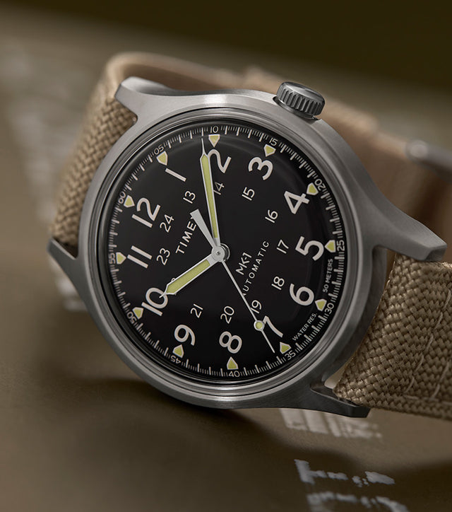 TW2Y11900 MK1® Automatic 40mm Fabric Strap Watch Campaign Key Silhouettes (Beauty shots) Image