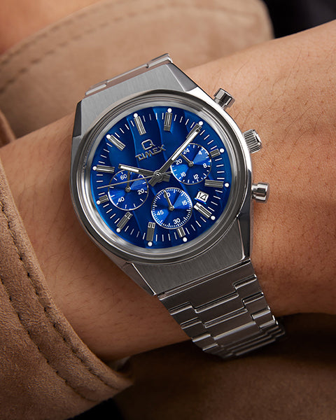 日曜日まで　timex q クロノ tw2v42800 ロレックス オマージュ Timex Q Chronograph Motorsport Stainless Steel Leather 40mm