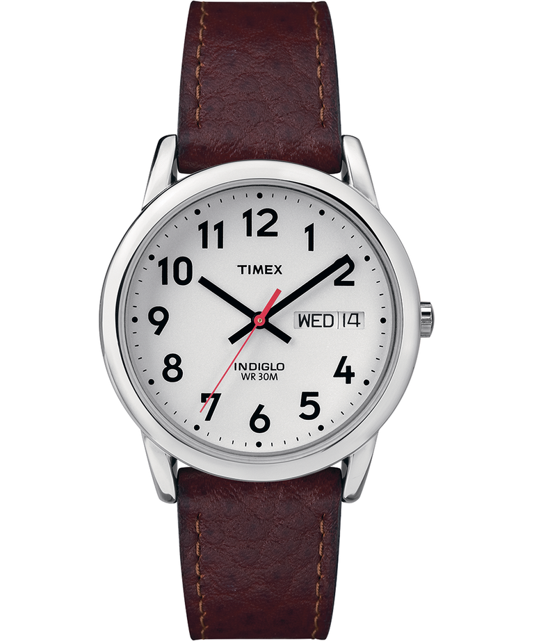 T20041 Easy Reader Day Date 35mm Leather Strap Watch Primary Image