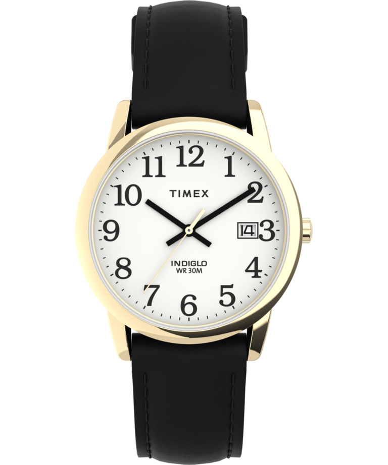 Easy Reader 35mm Leather Strap Watch - T2H291 | Timex US Easy Reader 35mm Leather Strap Watch - T2H291 | Timex US