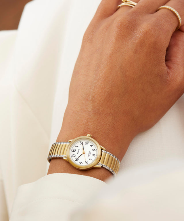 T2H381 Easy Reader 25mm Bracelet Watch Alt Wrist Shot 2 Image