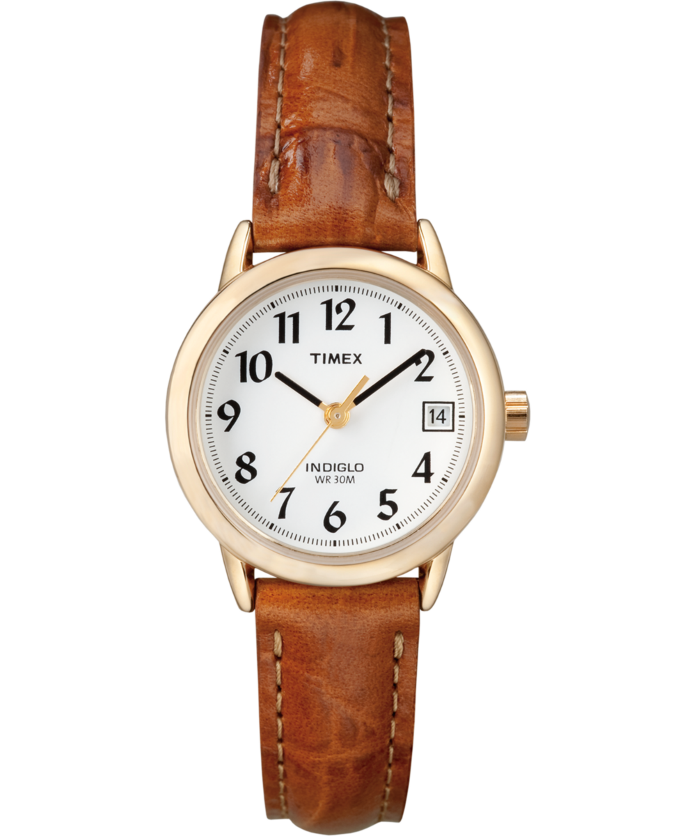 Timex Easy Reader 35mm Leather Strap Watch