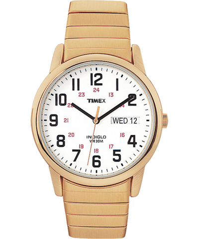 T2N092 Easy Reader Day Date 35mm Extra Long Expansion Band Watch Primary Image