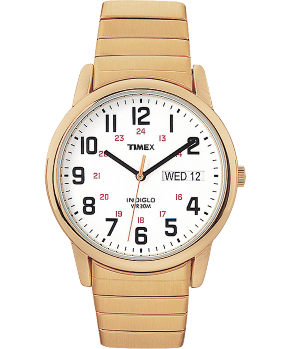 T2N092 Easy Reader Day Date 35mm Extra Long Expansion Band Watch Primary Image