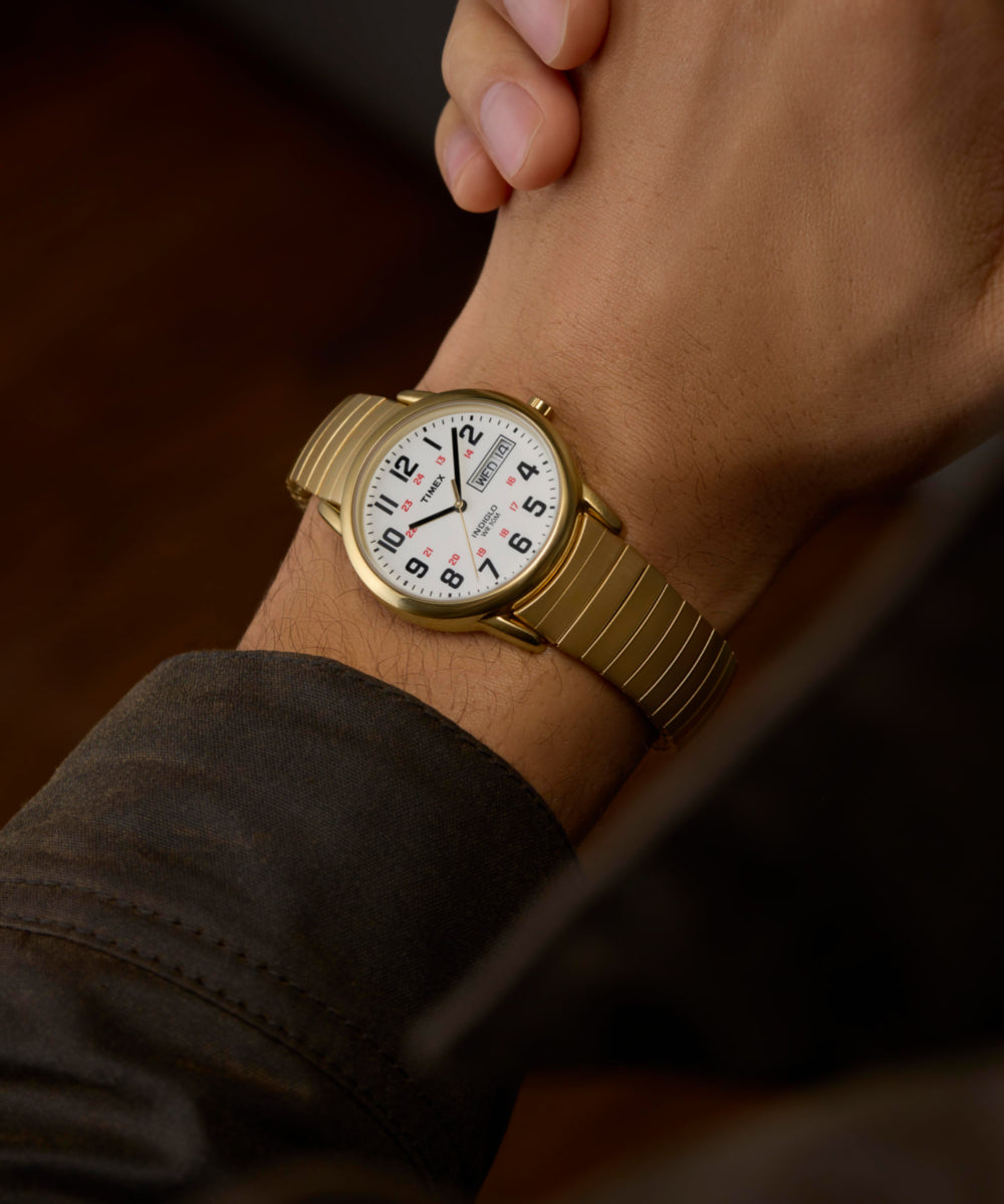 Easy Reader Day Date 35mm Extra Long Expansion Band Watch - T2N092