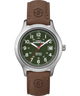 T40051 Expedition Metal Field 39mm Leather Strap Watch Primary Image