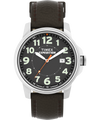 T44921 Expedition Metal Field 40mm Leather Strap Watch Primary Image