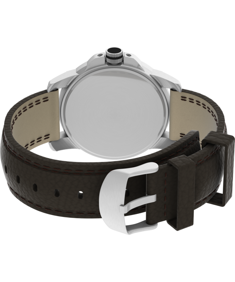 T44921 Expedition Metal Field 40mm Leather Strap Watch Caseback with Attachment Image