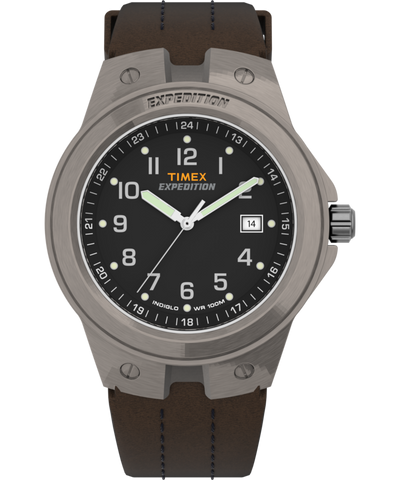 T49631 Expedition Metal Tech 40mm Leather Strap Watch Primary Image