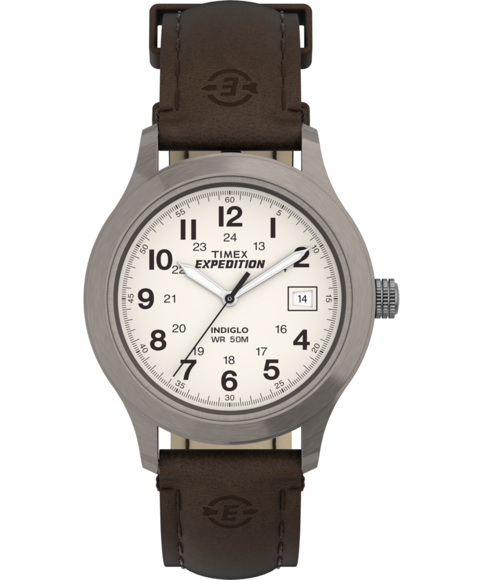 T49870 Reloj Expedition Metal Field de 37 mm con correa de piel — Imagen principal