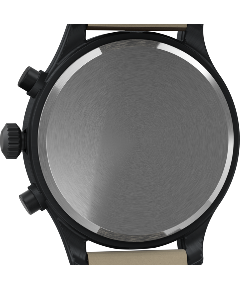 T49905 Expedition Field Chronograph de 43 mm con correa de piel: imagen del fondo de la caja del reloj