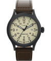 T49963 Expedition Scout 40mm Leather Strap Watch Primary Image