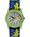 T72881 TIMEX TIME MACHINES® Reloj infantil de 29 mm con correa elástica de tejido «Green Gecko» — Imagen principal