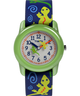 T72881 TIMEX TIME MACHINES® Reloj infantil de 29 mm con correa elástica de tejido «Green Gecko» — Imagen principal