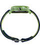 T72881 TIMEX TIME MACHINES® Reloj infantil de 29 mm con correa elástica de tejido «Green Gecko» — Imagen de perfil
