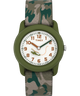 T78141 TIMEX TIME MACHINES® Reloj infantil de 29 mm con correa elástica de tejido de camuflaje verde. Imagen principal