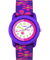 T89022 TIMEX TIME MACHINES® 29mm Purple Floral Elastic Fabric Kids Watch Primary Image