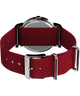 TW2R41400 Timex x Peanuts Snoopy 38mm Fabric Strap Watch Caseback with Attachment Image
