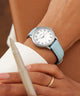 TW2R62900 Easy Reader Color Pop 30mm Leather Strap Watch Primary Wrist Image