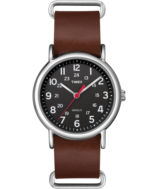 TW2R63100 Weekender 38mm Leather Strap Watch Primary Image