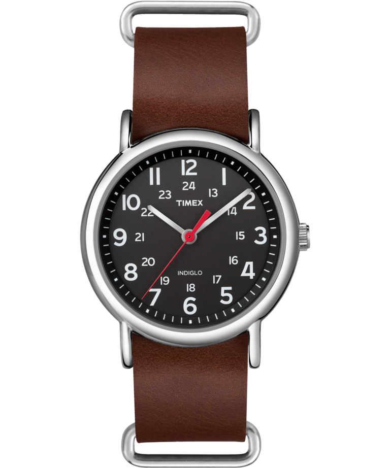 TW2R63100 Weekender 38mm Leather Strap Watch Primary Image