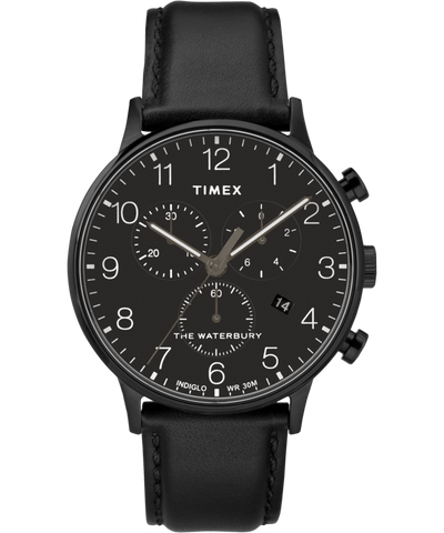 TW2R71800 Waterbury Classic Chronograph 40mm Leather Strap Watch Primary Image
