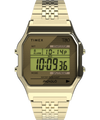 Imagen principal del reloj con brazalete de acero inoxidable Timex T80 de 34 mm TW2R79200